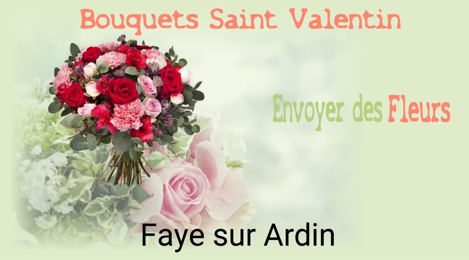 Roses de Saint-Valentin livrées à Faye-sur-Ardin